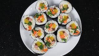 Easy Gimbap (Kimbap, 김밥)) At Home. No Frills