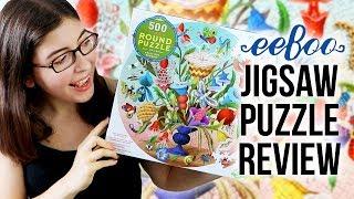 Jigsaw Puzzle Review: Eeboo 500 Piece Round Puzzles