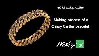 روش ساخت دستبند کارتیه.......How to make a classy cartier bracelet