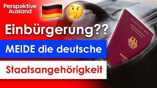 New dual passport regulation 2024: AVOID German citizenship!