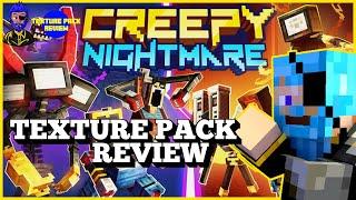 Daz Man Reviews Creepy Nightmare Texture Pack In Minecraft Bedrock! Minecraft Texture Pack Review