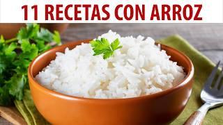 11 DELICIOSAS recetas con arroz que DEBES probar YA