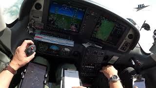 IFR Training: Cirrus SR22 Low Approach in Leipzig EDDP