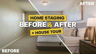 HOME STAGING BEFORE & AFTER: AN INCREDIBLE TRANSFORMATION