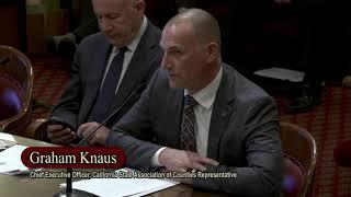 CSAC CEO Testifies about the Homeless Housing Assistance and Prevention (HHAP) Program