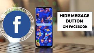 How To Hide Message Button in Facebook Profile (2020)