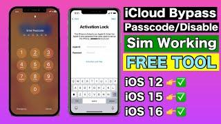 FREE iCloud Bypass Passcode Disabled With Sim Call Working