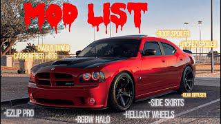 How Much Money Ive Spent On My Dodge Charger!! EVERY MOD AND PRICE! **NOT CHEAP!**