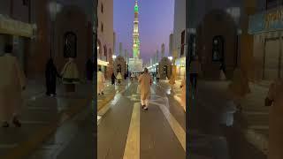 Walking Towards Masjid Al Nabawi at Madina Live #madina #peace #azan #youtubeshorts #shorts