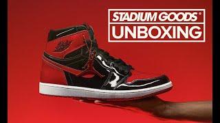 STADIUM GOODS UNBOXING: Air Jordan 1 High OG “Bred Patent Leather”