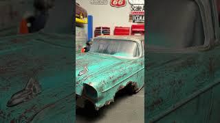 1957 Chevrolet Nomad weathered model kit full video link in description