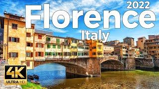 Florence 2022, Italy Walking Tour (4k Ultra HD 60 fps) - With Captions