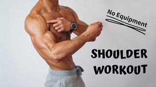 SHOULDER WORKOUT | No Equipment | Rowan Row