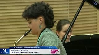 Leonor Dias plays Sonate for violin (3rd. Mov) by Cesar FRANCK