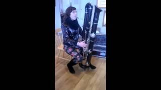 Contraforte played by Oboist after 5 mins practice! at Howarth of London