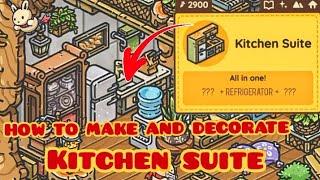 HOW TO MAKE KITCHEN SUITE? | FURNITURE SHOWCASE #2 - Tsuki Odyssey gameplay