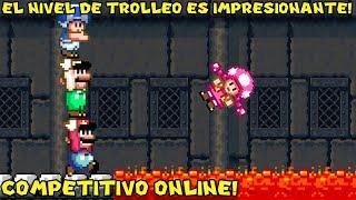 El nivel de Trolleo es IMPRESIONANTE !! - Mario Maker 2 Competitivo Online con Pepe el Mago (#8)
