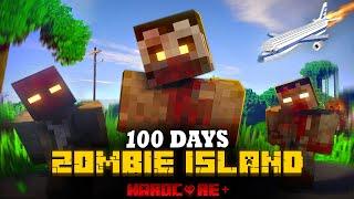 100 DAYS ON A ZOMBIE ISLAND IN MINECRAFT!