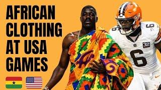 The NFL Player That Wears Traditional African Clothing to Football Games