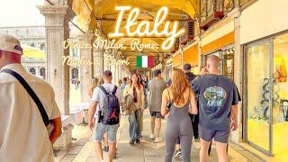 Italy  - Venice | Milan | Rome | Naples | Capri & More - 4k HDR 60fps Walking Tour