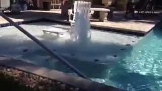 Modern Lap Pool with Sun Shelf