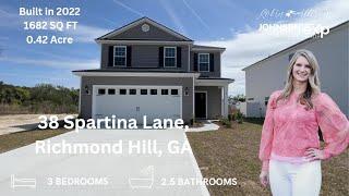 New Home Tour! 38 Spartina Lane, Richmond Hill, GA 3 Bed 2.5 Bath 1682 Sq Ft - Dunham Marsh