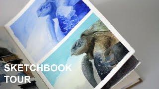 Watercolor Sketchbook Tour