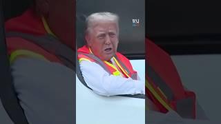 Trump Rides Garbage Truck to Rally, Seizing on Biden's Comments | WSJ News