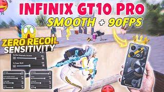 Infinix GT 10 Pro 90 Fps Bgmi Test - Zero Recoil Sensitivity Settings