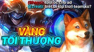 Test Skin Ezreal Tối Thượng Tôi Bị Team Bạn nói Xài Tool - VÀNG Ezreal