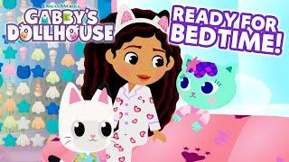 Calming Compilation  Getting Ready for Bed in the Dollhouse | GABBY'S DOLLHOUSE