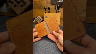 Making “Bramble V3.1” mini-wallet“Buttero” Foresta + “Pueblo” Cognac leather