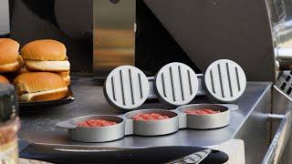 Weston Mini Burger Press – Makes 3 At A Time, Easy Nonstick