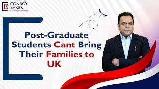Post-Graduate Students cant bring their families from 2024 || New rules for Students in 2024
