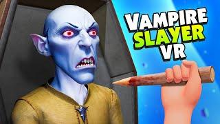 SLAY SLEEPING VAMPIRES before they JUMPSCARE In VR! - Silent Slayer Gameplay