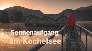 Sonnenaufgang am Kochelsee