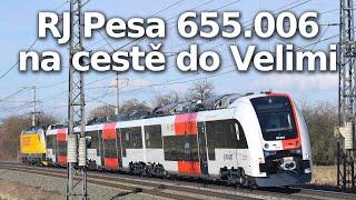 Vláčkaři jsou u toho | RJ Pesa 655.006 na cestě z Polska do Velimi! (3. 2. 2025)