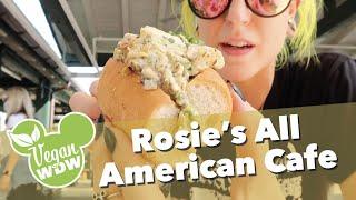 New Vegan Toasted "Lobster" Roll at Rosie's All-American Cafe