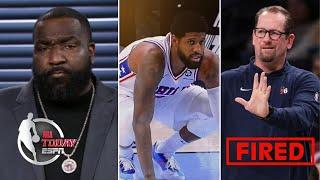 NBA TODAY | "FIRE Nick Nurse right now" - Perk react Paul George injured in 76ers' loss to Grizzlies