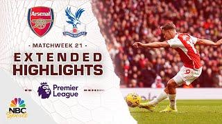 Arsenal v. Crystal Palace | PREMIER LEAGUE HIGHLIGHTS | 1/20/2024 | NBC Sports