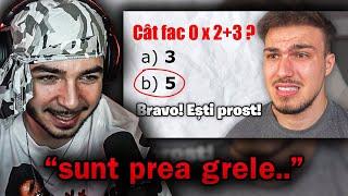 TheRealRed reactioneaza la SNIK AM FĂCUT UN TEST DE DEȘTEPTĂCIUNE...