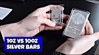 1oz VS 10oz | Precious Metals Bullion Silver Bars Review