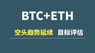 BTC+ETH：空头趋势延续，空头目标评估