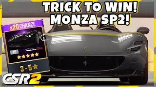 TRICK TO WIN FERRARI MONZA SP2! THE GAME TRICKED ME! | CSR Racing 2