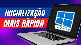 COMO FAZER O WINDOWS 10 INICIAR MAIS RÁPIDO (Passo a Passo)