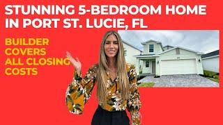 Massive Price Drop! Stunning 5-Bed Home with Pool in Port St. Lucie | Brystol at Wylder Tour