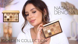 NATASHA DENONA GOLDEN PALETTE: 3 Look + Swatches & Comparison || Tania B Wells