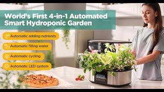 World's first 4-in-1 automated smart hydroponics system | LetPot LPH-Max