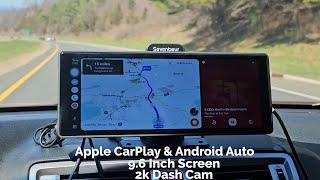 SevenTour Android Auto & Apple CarPlay Car Radio with Dash Cam!
