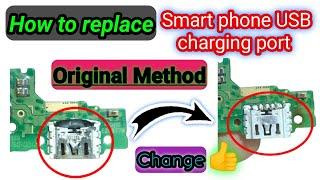 How to replace Any Smart phone USB charging port | all mobile Charging Connector Fixed Repair